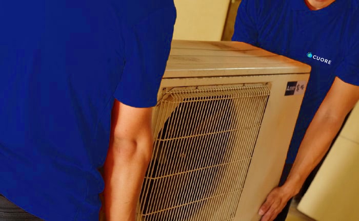 重量のある家電も安全に搬出