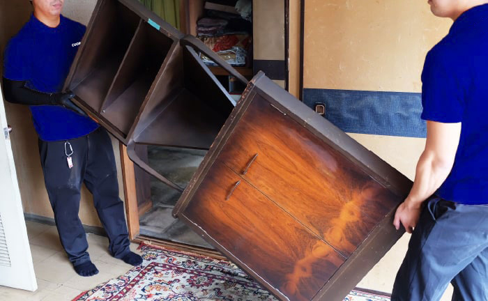 重たい家具も安全に運搬