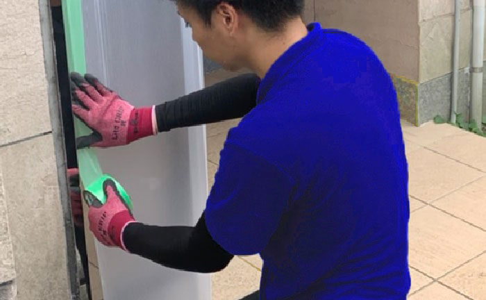 養生対策で傷つきを防止