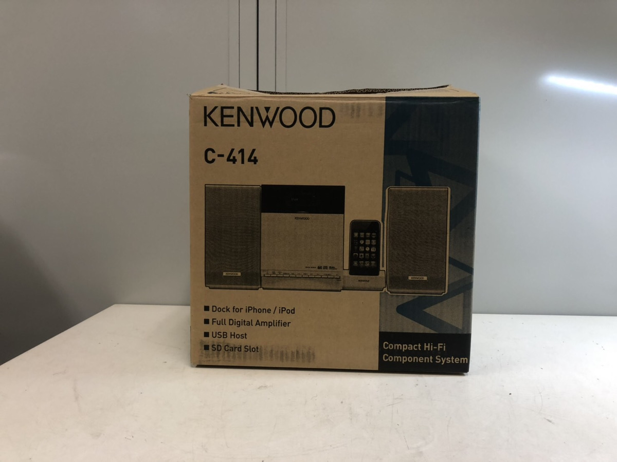 KENWOOD コンパクトHi-Fiシステム RD-C414を買い取りいたしました